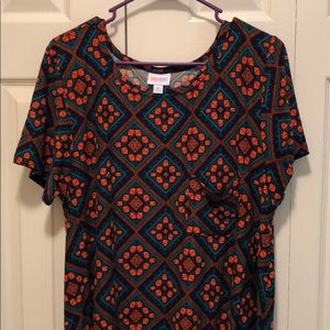 Tribal print lularoe Carly T-shirt dress